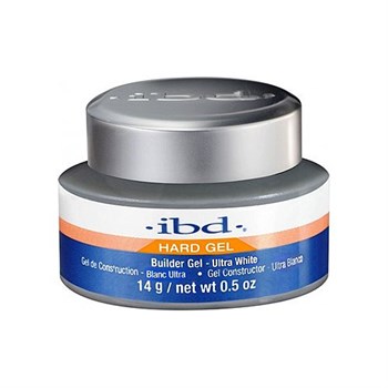 Гель для ногтей IBD конструирующий Builder Gel Ultra White, ультра белый, 14 г 18231 - фото 257639