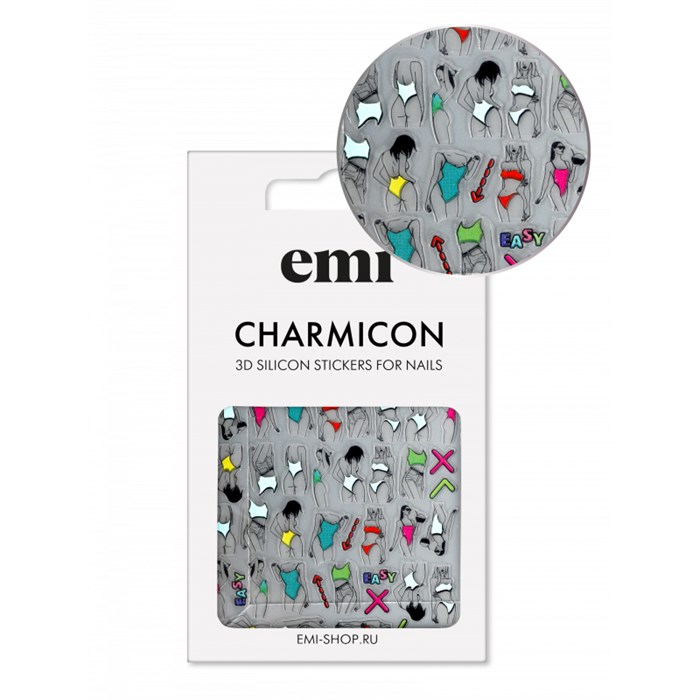 E.Mi 3D-стикеры №208 Easy-breezy Charmicon CSS290 - фото 441591