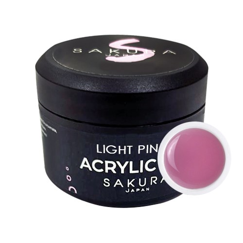 Акригель Sakura Acrylic Gel Light Pink, прозрачно-розовый, 15 мл salp15 - фото 442596