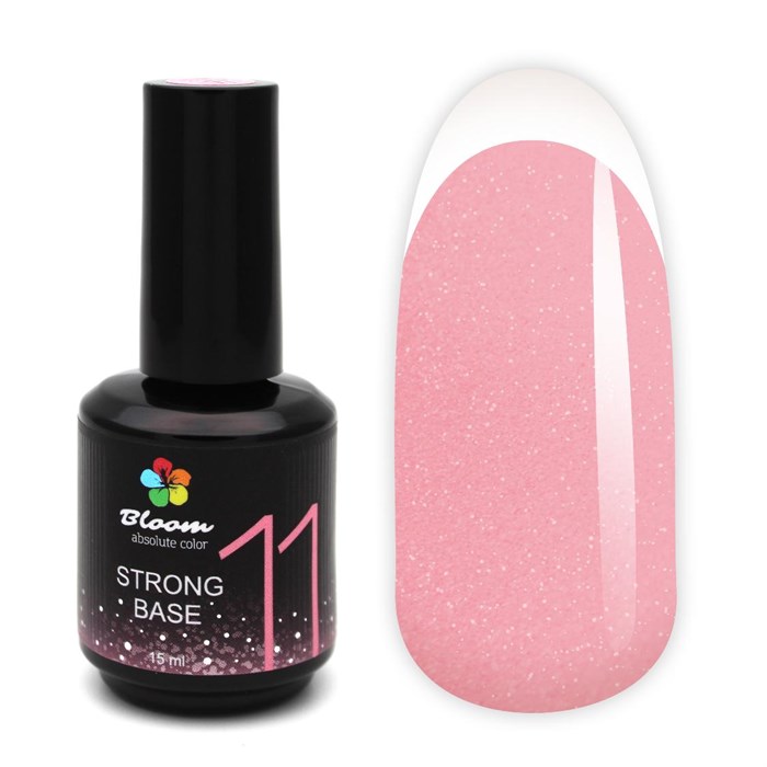База для ногтей Bloom Strong COVER жёсткая №11, 15 мл Bl/5355 - фото 443405