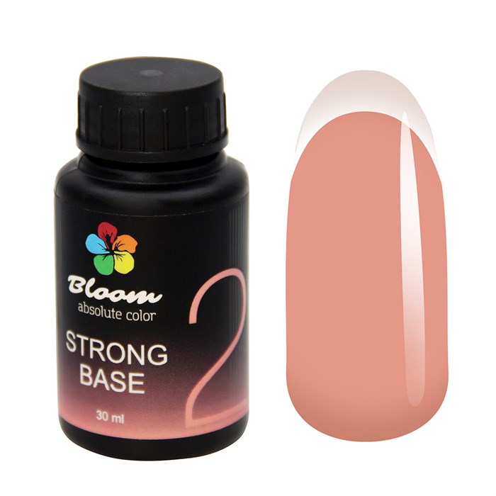 База для ногтей Bloom Strong COVER жесткая №2, 30 мл Bl/0155 - фото 443450