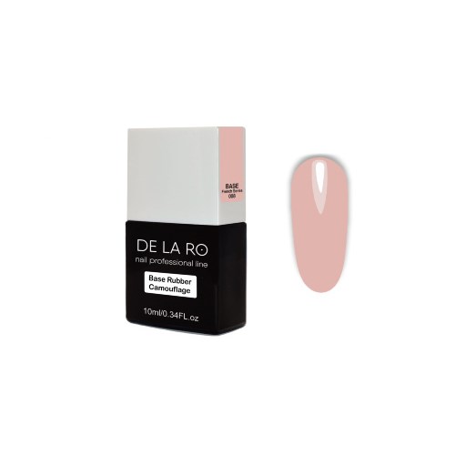 База для ногтей Delaro Rubber French Series 008, 10 мл Del/BRC008 - фото 443755
