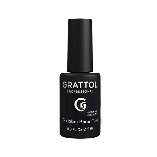 База для ногтей Grattol Rubber, 9 мл GTRB1 - фото 444193