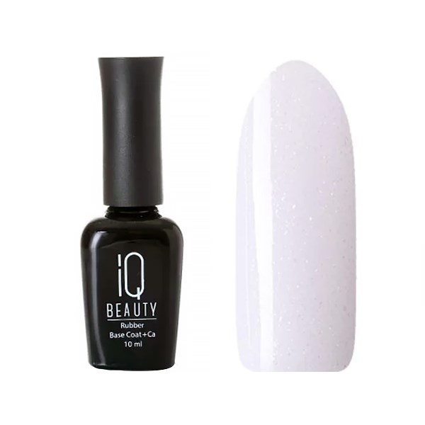 База для ногтей IQ Beauty, камуфлирующая с шиммером, Сливочный пломбир, 10 мл IQNBS09 - фото 444269