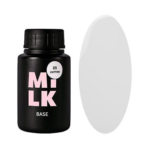База для ногтей Milk камуфлирующая Cotton 23, 30 мл M23-30 - фото 444416