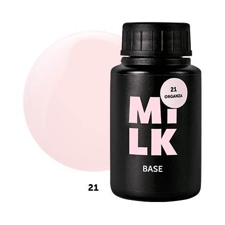 База для ногтей Milk камуфлирующая Organza 21, 30 мл M21-30 - фото 444436