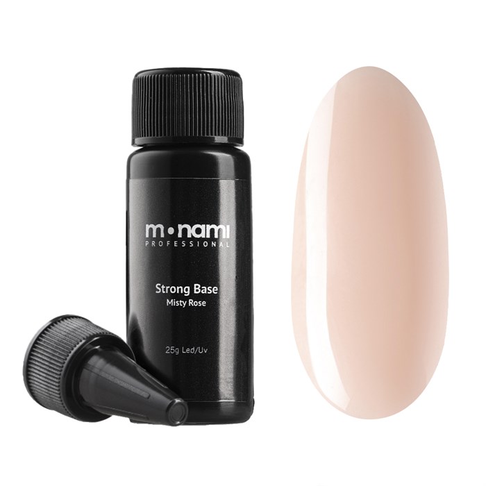 База для ногтей Monami Strong Base Misty Rose, 25 мл mi/0370 - фото 444726