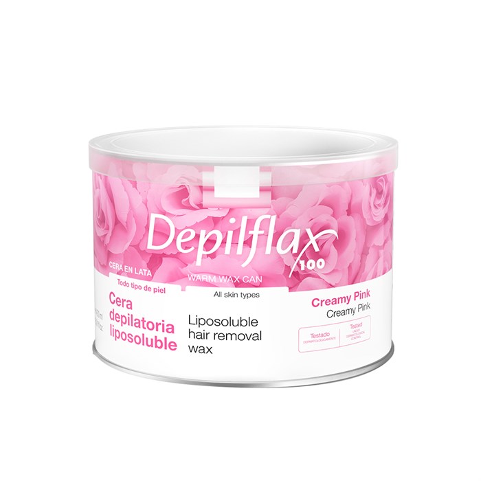 Воск для депиляции  Depilflax Розовый в банке, 400 г 900724 - фото 446736