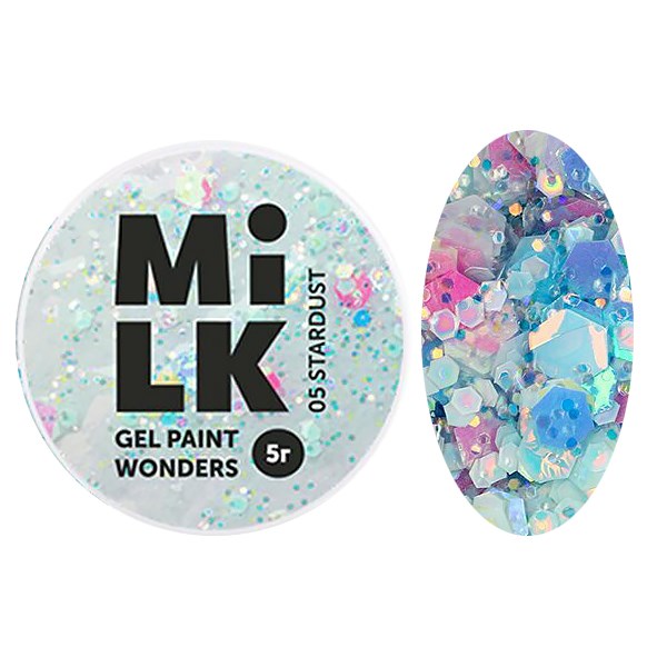 Гель-краска Milk Wonders 05 Stardust, 5 г GP-M05 - фото 449362