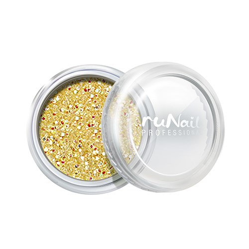 Дизайн для ногтей ruNail блестки, цвет: золотой 0648 - фото 462927