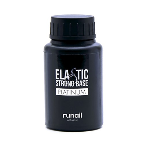 Каучуковая база для ногтей ruNail ELASTIC PLATINUM, 30 мл 3399 - фото 465959