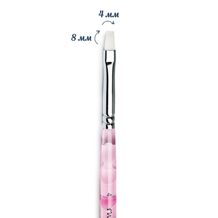 Кисть ruNail для геля Gel GMF 4 0194