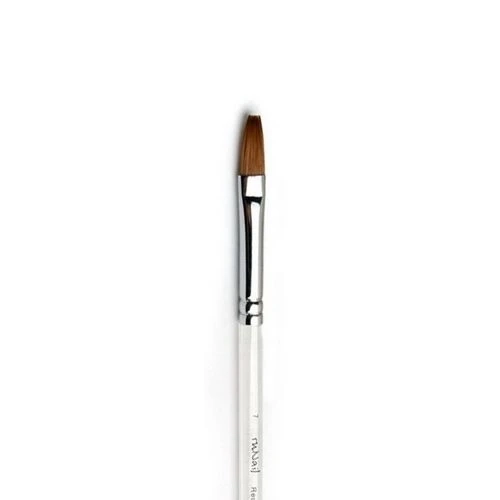 Кисть для акрила ruNail Sable Flat NBF №7 0179