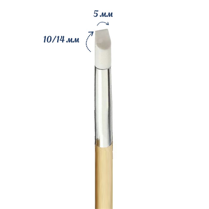 Кисть силиконовая Фигурная средняя K-sil10 - фото 468308