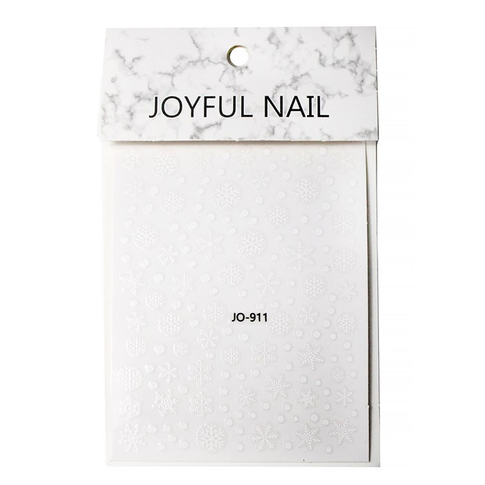 Наклейки Joyful Снежинки №911 White JO-911W - фото 473988