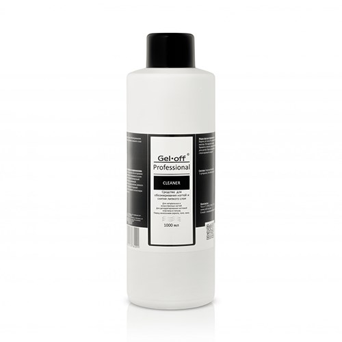 Обезжириватель PRIDE cosmetic Cleaner GEL-OFF для снятия липкого слоя, 1 000 мл Pr/4291 - фото 475495