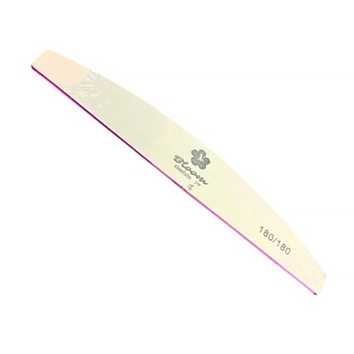 Пилка Bloom, форма - луна, абразивность 180/180 грит, белая, без подложки (индивидуальная упаковка) Bl/1818i - фото 477298