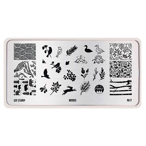 Пластина для стемпинга Go Stamp 17 Woods GS17PL - фото 478700