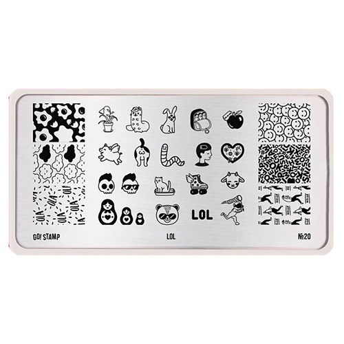 Пластина для стемпинга Go Stamp 20 Lol GS20PL - фото 478735