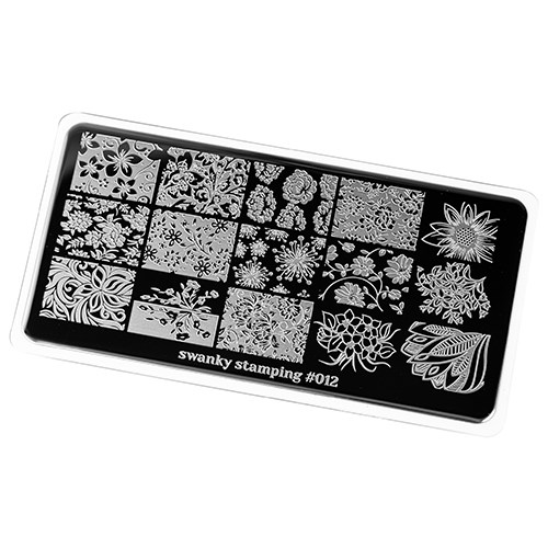 Пластина для стемпинга Swanky Stamping №12 SS012 - фото 479263