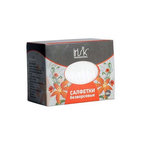 Салфетки безворсовые IRISK в коробочке, 100 шт. Р102-01 - фото 481323