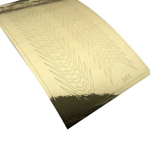 Слайдер IBDI Nails Metallic 101 GOLD id/Mt101g - фото 481797