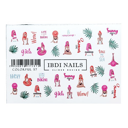 Слайдер дизайн IBDI Nails COLORFUL №57 id/COLORFUL57 - фото 483067