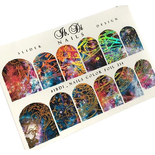 Слайдер фольгир. COLOR FOIL 214, IBDI Nails id/CF214 - фото 483936