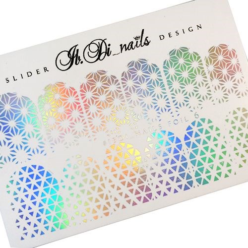 Слайдер фольгированный IBDI Nails FOIL 06 голография id/f06gf - фото 484000