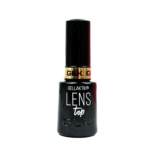Топ для ногтей GELLAKTIK TOP LENS, без липкого слоя, 12 мл GLT-12 - фото 488750