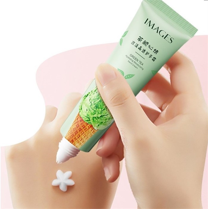 Увлажняющий крем для рук IMAGES Ice Cream Green Tea, 30 г IMA/XXM81952 - фото 489997