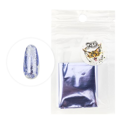 Фольга для дизайна Zoo Nail Art переводная глянцевая лаванда №1424, 4*50 см zn/1424 - фото 490772