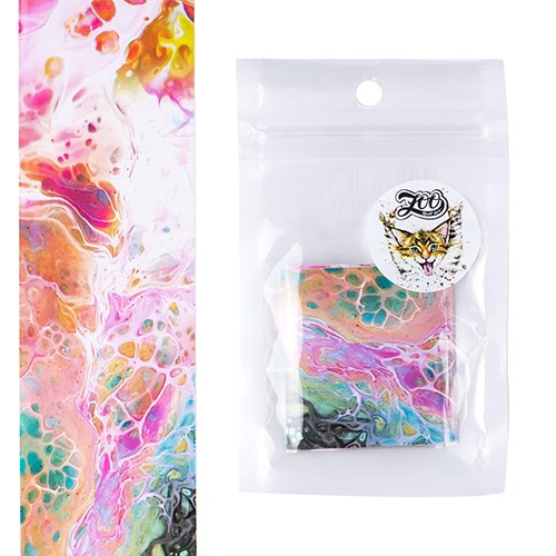 Фольга переводная Zoo Nail Art мрамор №1574, 4*50 см zn/1574 - фото 491037