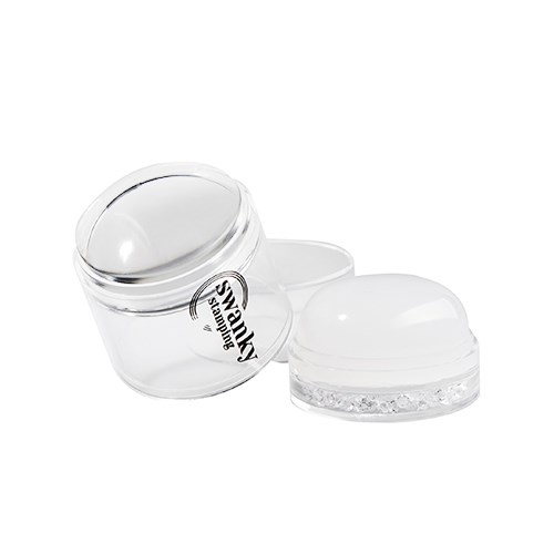 Штамп для стемпинга Swanky Stamping Crystals силиконовый двойной, прозрачный, 4 см Sw/1135 - фото 493922