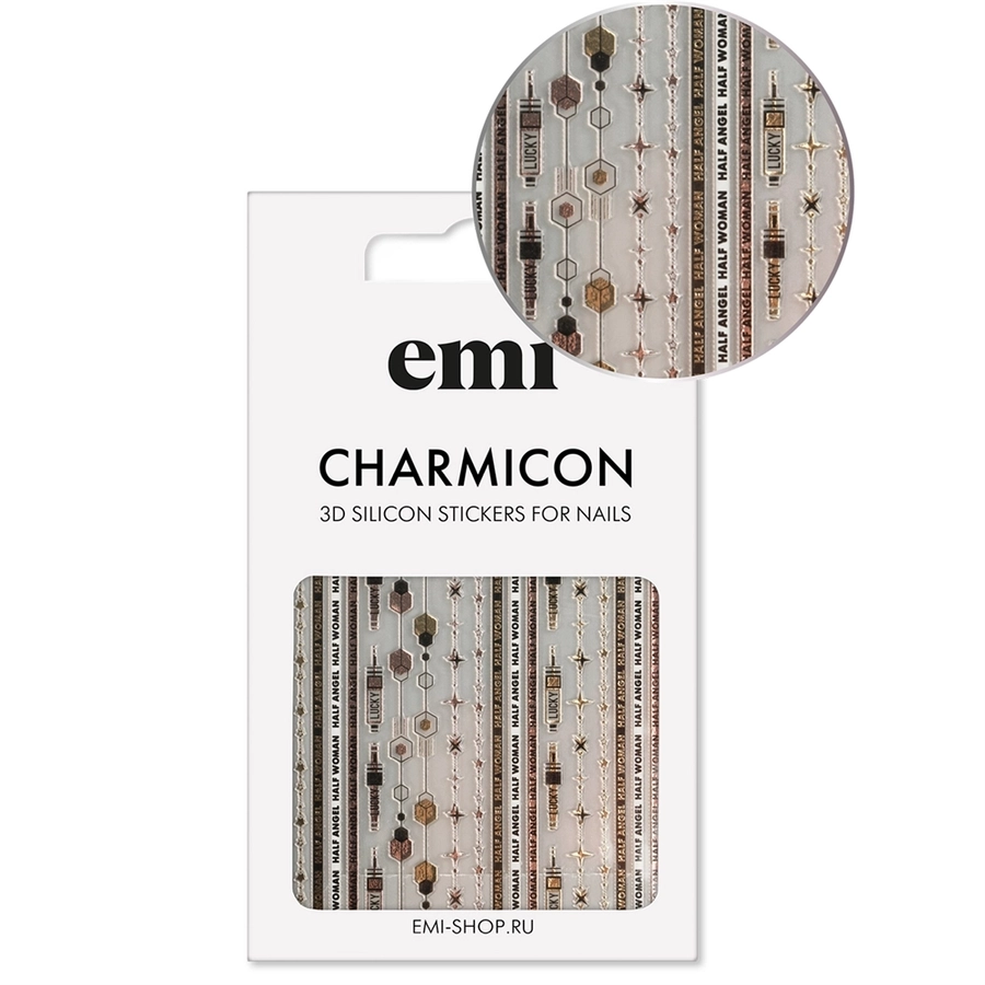 E.Mi 3D-стикеры №224 Lucky Charmicon 3D Silicone Stickers CSS306