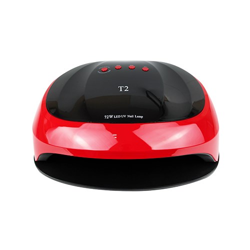 UV LED Светодиодная лампа T 2, чёрно-красная 72 W (на 2 руки) T2-BR - фото 495101