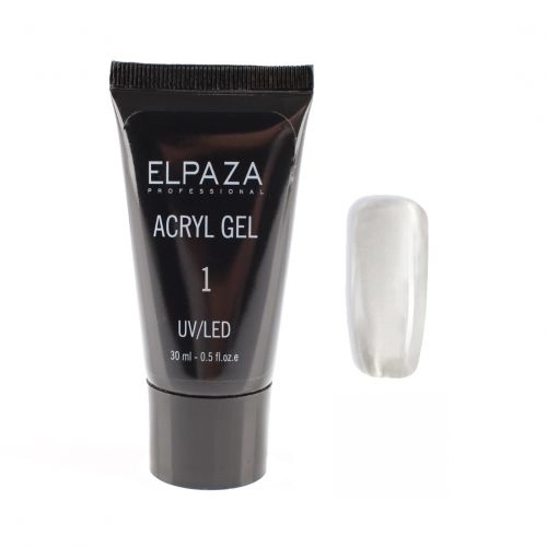 Акригель Elpaza Professional №1 Clear Acryl Gel, 30 мл ep/Ak-1