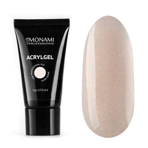 Акригель Monami Nude SHINE, 30 г mi/agnsh30 - фото 495592