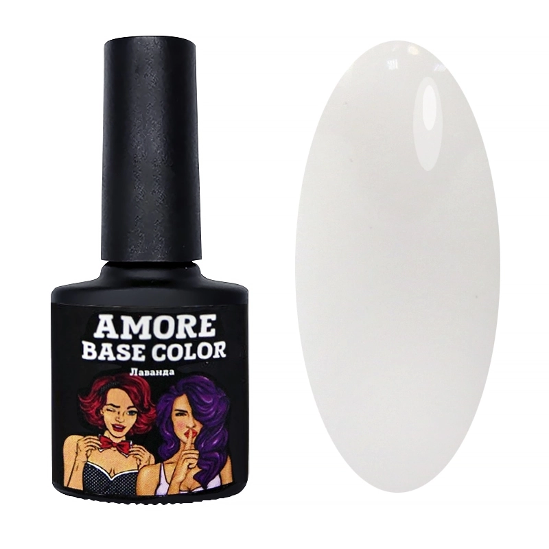 База для ногтей Amore Color (лаванда), 8 мл DFG6