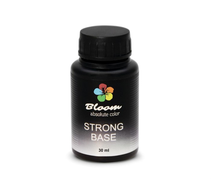 База для ногтей Bloom absolute color Strong, прозрачная, 30 мл (без кисти) Bl/3262 - фото 496580