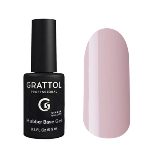 База для ногтей Grattol Rubber Base Camouflage 3, 9 мл GTBC3
