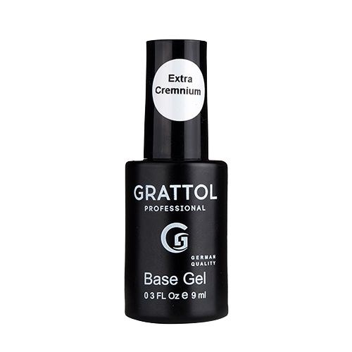 База для ногтей Grattol Rubber Extra Cremnium, 9 мл GTRB7 - фото 497877