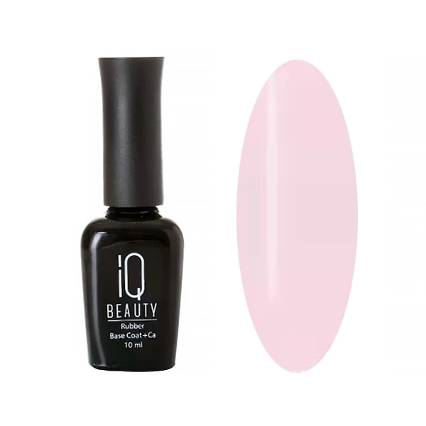 База для ногтей IQ Beauty с кальцием, камуфлирующая 12 Розовый зефир, 10 мл IQNB12