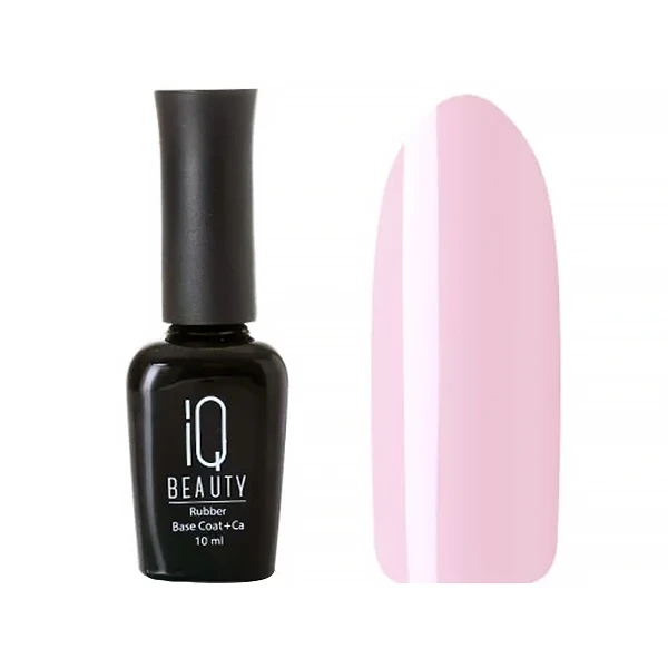 База для ногтей IQ Beauty с кальцием, камуфлирующая, цвет: натуральный, 10 мл IQNB01