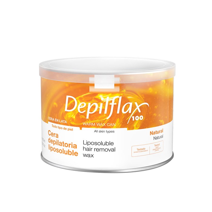 Воск для депиляции  Depilflax Натуральный/NATURAL в банке, 400 г 900700 - фото 501338