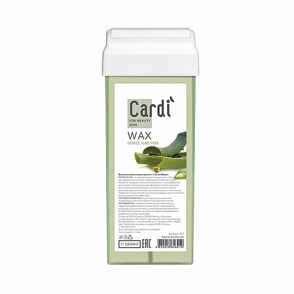 Воск для депиляции Cardi (аромат: Алоэ Вера), 100 мл 1517 - фото 501350