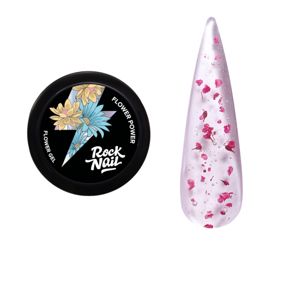 Гель для наращивания RockNail Flower FG03 Dance On The Tulips, 10 мл RN/FG03 - фото 502422