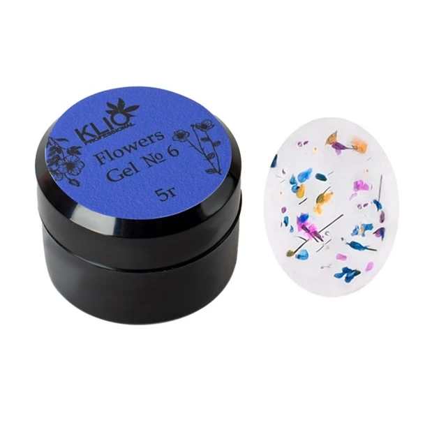 Гель для ногтей KLIO FLOWERS GEL №6, 5 г ko/fl6