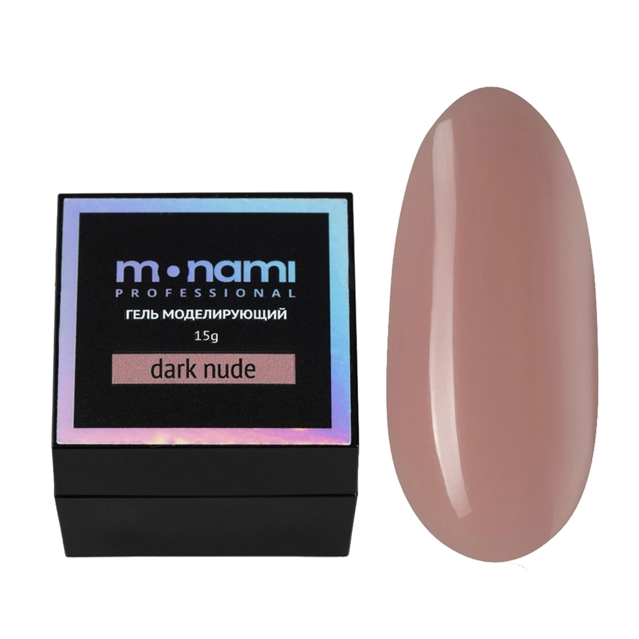 Гель для ногтей Monami Dark Nude, 15 мл mi/G1087