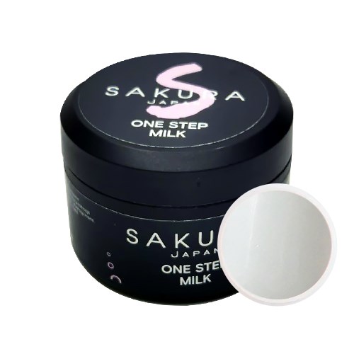 Гель для ногтей Sakura однофазный камуфлирующий Camouflage Milk, 14 г G005 - фото 504109
